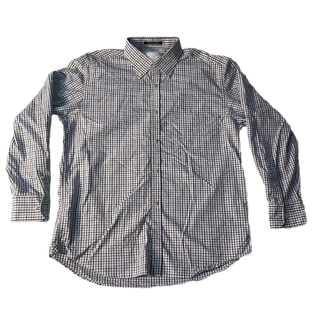 Lincs David Chu Men's Button Down Long Sleeve Shirt Size XL